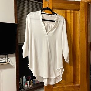 COPY - Lush by Nordstrom long sleeve white tunic